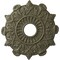 Ekena Millwork Preston Ceiling Medallion (Fits Canopies up to 4"), 17 1/2"OD x 4"ID x 1"P, Spartan Stone CM17PRSSF - alternate 1